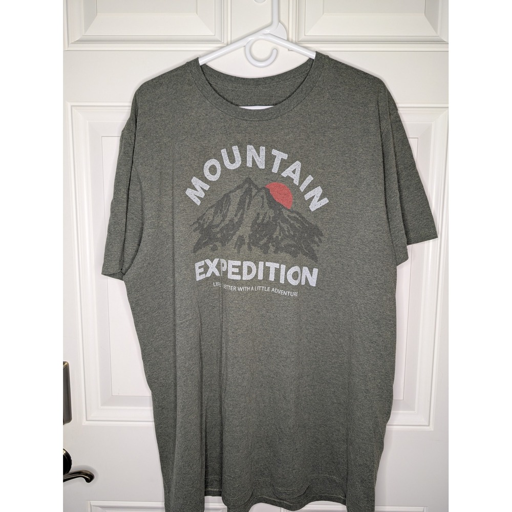 Sonoma Goods For Life Mens XXL Green Mountain Expedition Graphic T-Shirt